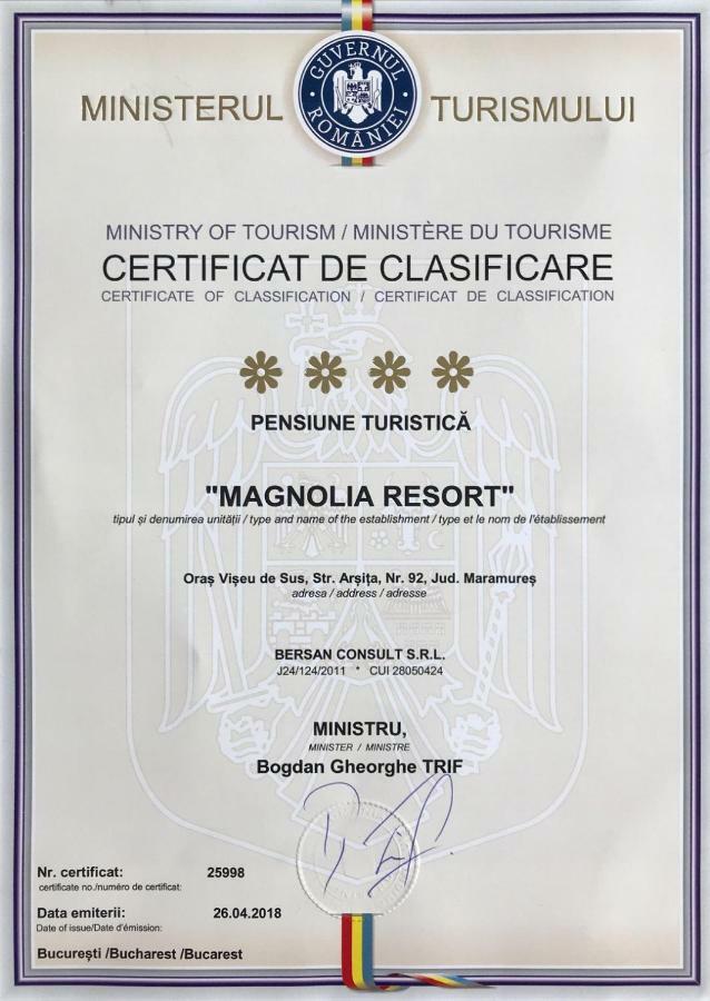 Magnolia Resort Chalets Vişeu de Sus Εξωτερικό φωτογραφία